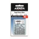 JENZI crimp double clamping sleeves 0.6mm 45pcs.
