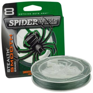 SPIDERWIRE Stealth Smooth 8 0,08mm 7,3kg 300m Moss Green