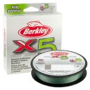 BERKLEY X5 Braid 0,12mm 12,1kg 300m Green