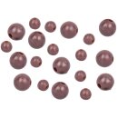 C-TEC Rubber Beads 3,8mm 5,8mm Brown 20pcs.