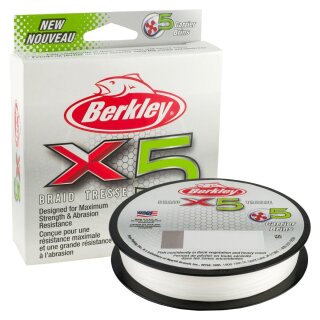 BERKLEY X5 Braid 0,12mm 12,1kg 150m Crystal