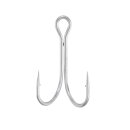 OWNER SD-36 Predator double hook twin size 1/0 silver 5pcs.