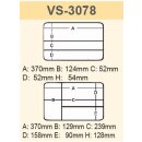 MEIHO Versus VS-3078 390x295x186mm Signal yellow