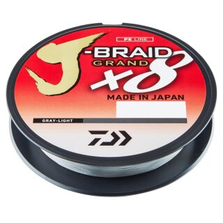 DAIWA J-Braid Grand X8 0,1mm 7kg 1350m light gray