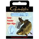 GAMAKATSU Hook BKD-3310B Carp Feeder Hair Rig Gr.14 70cm...