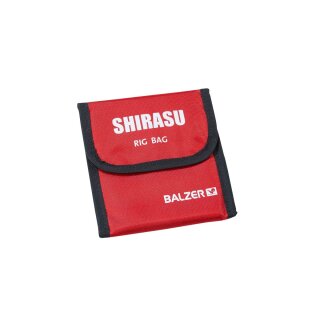 BALZER Shirasu Rig Bag Zipp leader bag 13,5x14x2cm red